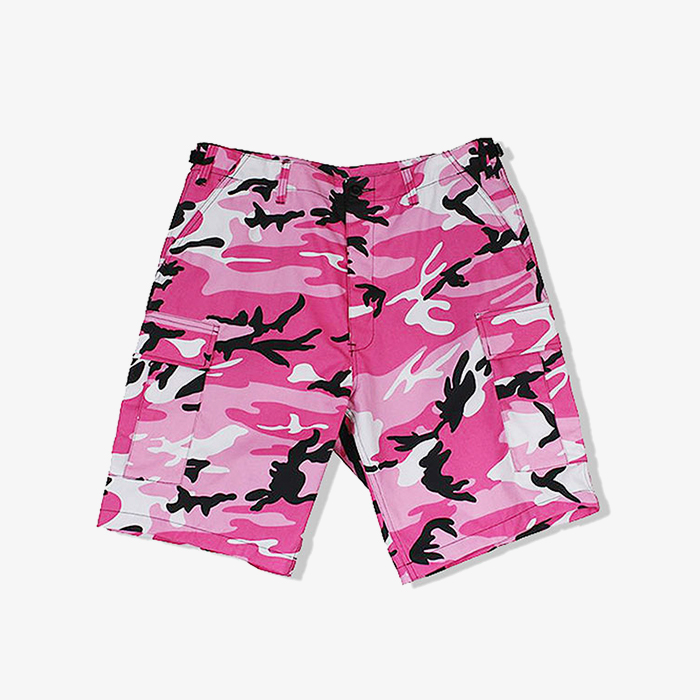 로스코 반바지 Colored Camo BDU Shorts // Pink