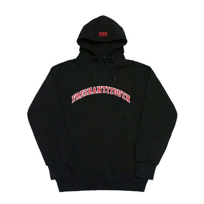 프레이 후드 1998 College Hood Sweater // Black
