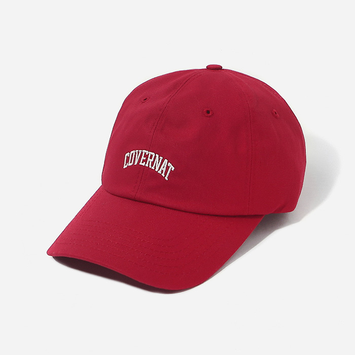커버낫 모자 ARCH LOGO CURVE CAP RED