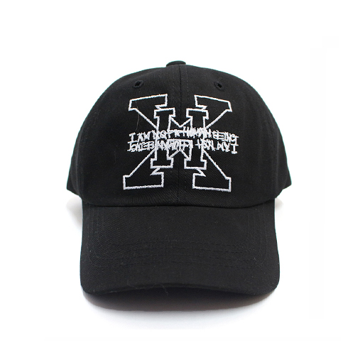아임낫어휴먼비잉 XHB Logo Ball Cap - Black 