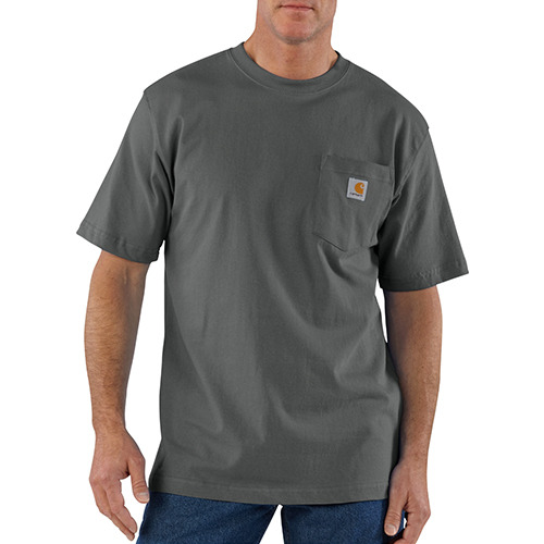 칼하트 workwear pocket t-shirt // charcoal