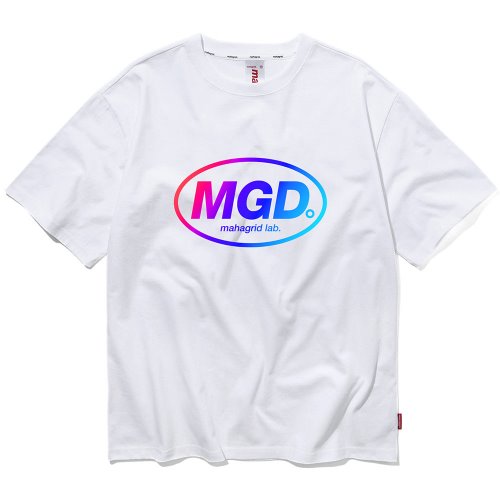 마하그리드 티셔츠 GRADATION MGD TEE [WHITE]