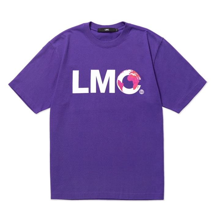 엘엠씨 티셔츠 LMC EARTH LOGO TEE purple