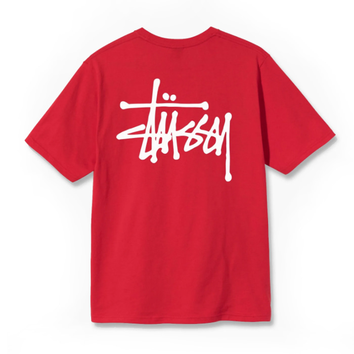 스투시 티셔츠 BASIC STUSSY TEE / REDD