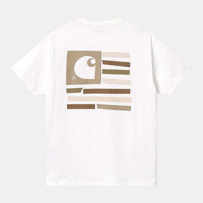 칼하트wip S/S Medley State T-Shirt / White