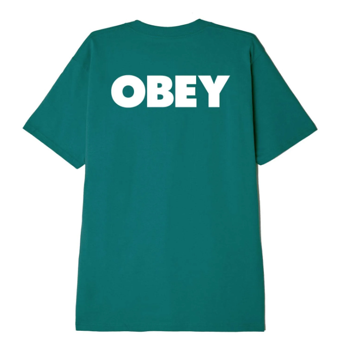 오베이 티셔츠 BOLD OBEY 2 CLASSIC TEES / TEAL
