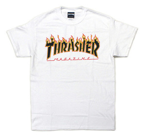 트레셔 재팬 THRASHER JAPAN FLAME 3C // WHITE/BLACK