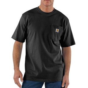 칼하트 workwear pocket t-shirt  // black