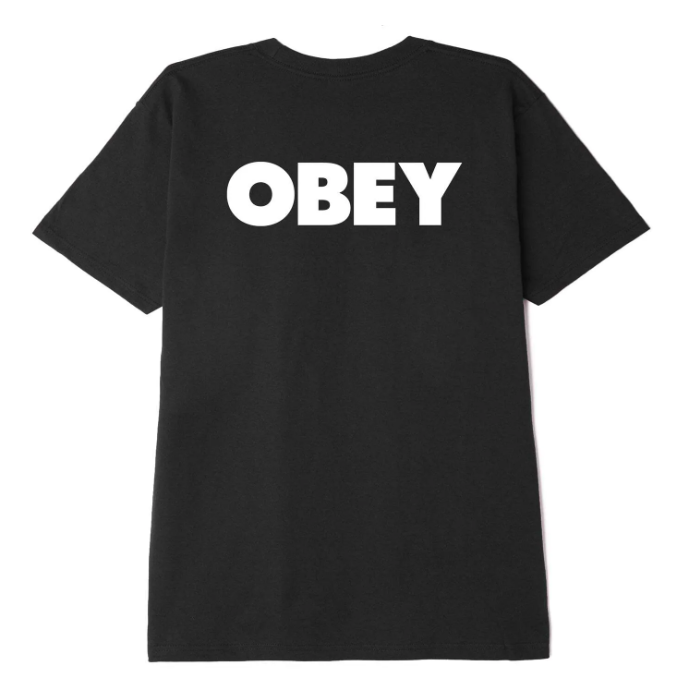 오베이 티셔츠 BOLD OBEY 2 CLASSIC TEES / BLACK