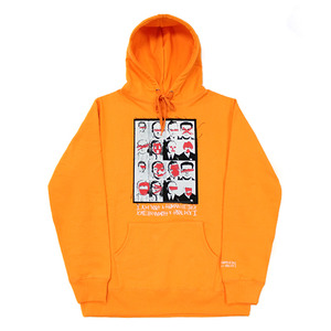 아임낫어휴먼비잉 후드 the failure is always on my side hoodie // orange