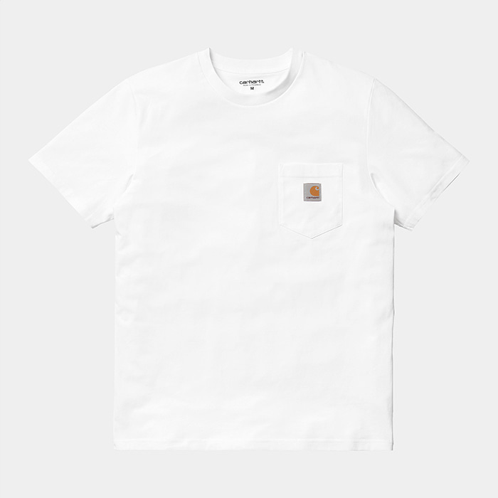 칼하트wip S/S Pocket T-Shirt / White
