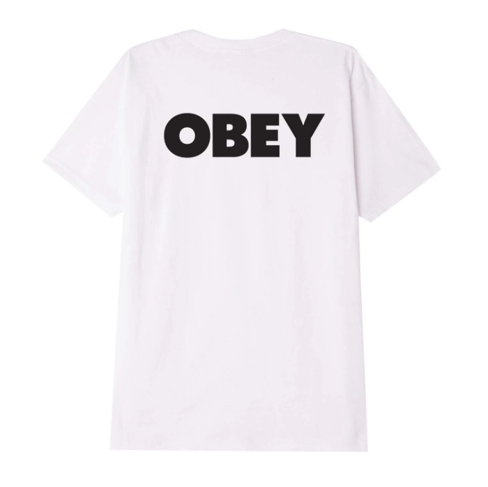 오베이 티셔츠 BOLD OBEY 2 CLASSIC TEES / WHITE