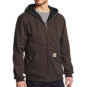 칼하트 써멀 후드집업 rutland thermal-lined hooded zip-front sweatshirt  // dark brown [재입고]