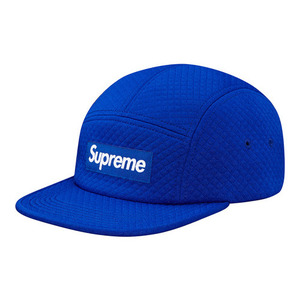 슈프림 - SUPREME JACQUARD QUILT CAMP CAP / BLUE